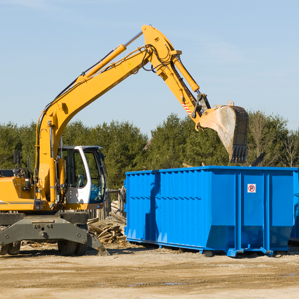 can i request a rental extension for a residential dumpster in Burns NY